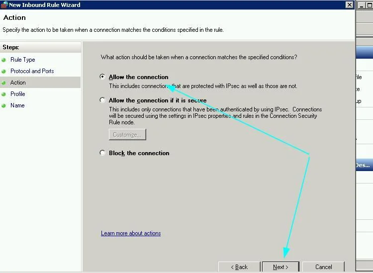 Hướng dẫn cách mở port trên firewall để SQL truy cập trong Windows 17 window fw4