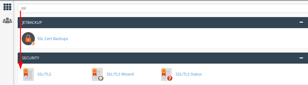 cài đặt SSL trên cPanel