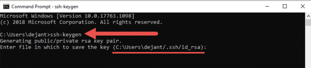 ssh-key-win-10