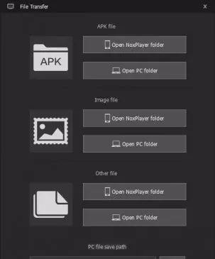 cách sử dụng file transfer Nox Player