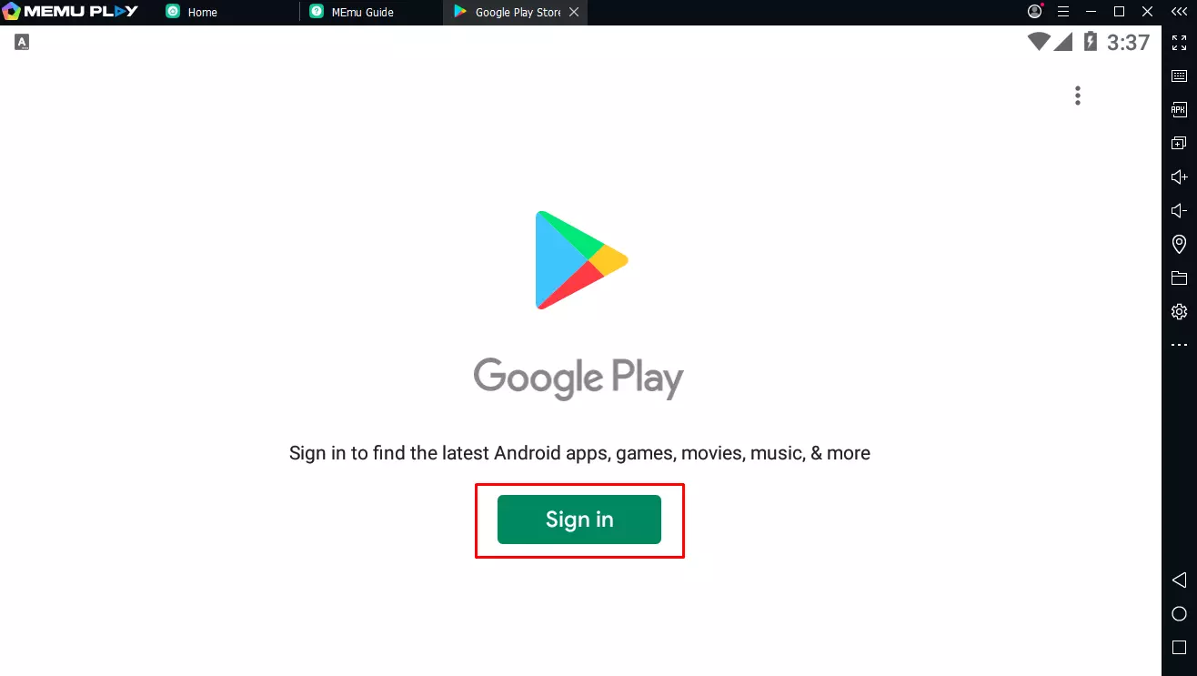 Cách đăng nhập vào cửa hàng Google Play