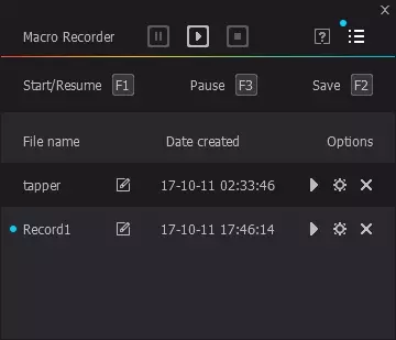 sử dụng macro recorder