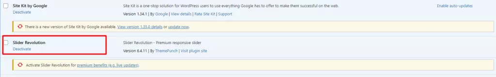 active plugin slider