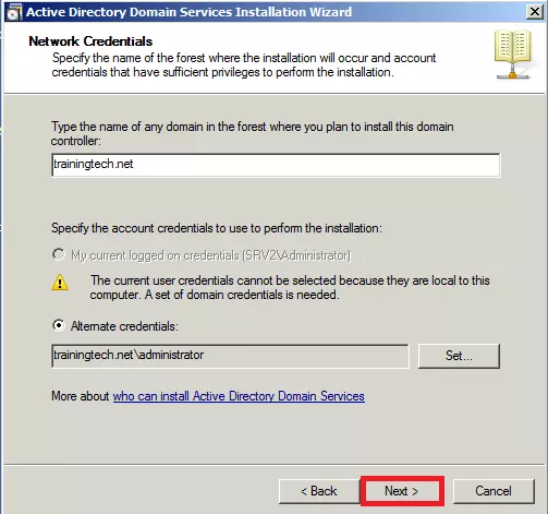 additional domain controller








