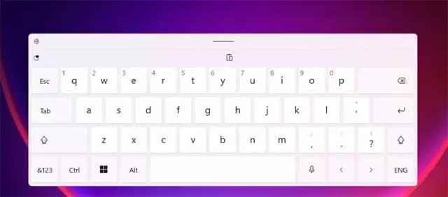 Bản phím ảo mới trên Windows 11