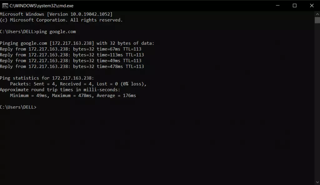 lỗi Server address could not be found