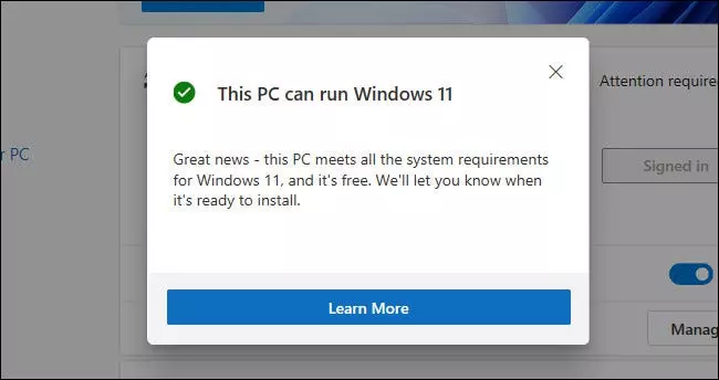 Màn hình hiển thị máy tính của bạn có thể chạy Windows 11