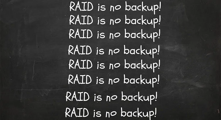 raid no backup