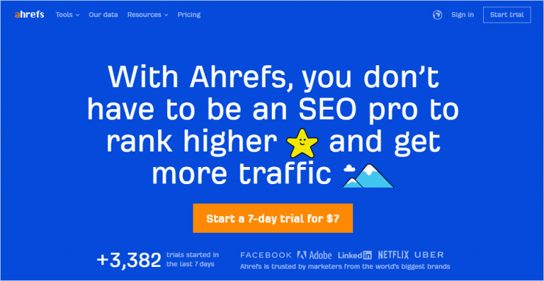 Ahrefs - Plugin SEO cho WordPress tốt nhất để phân tích đối thủ cạnh tranh