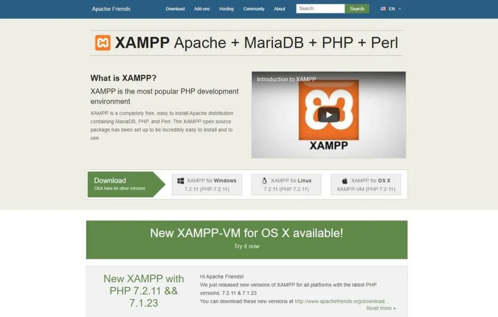 Hướng dẫn download XAMPP để chạy localhost WordPress 