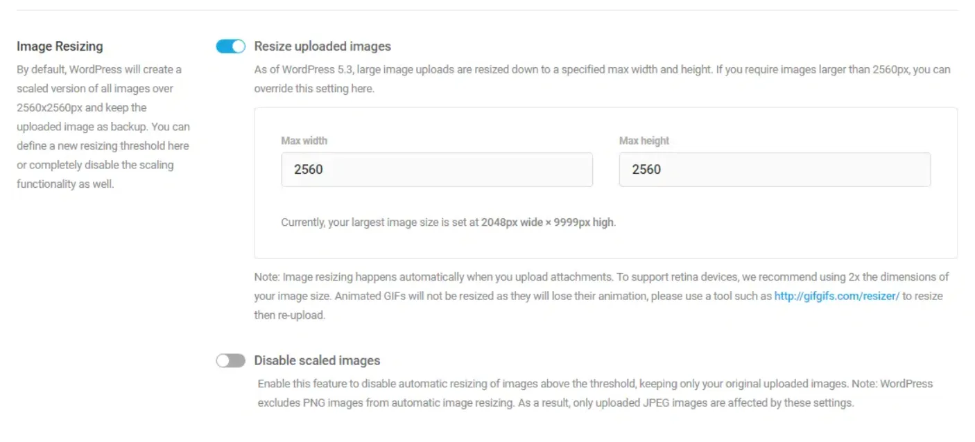 Hướng dẫn thay đổi kích thước và tỷ lệ hình ảnh trong WP Smush Pro