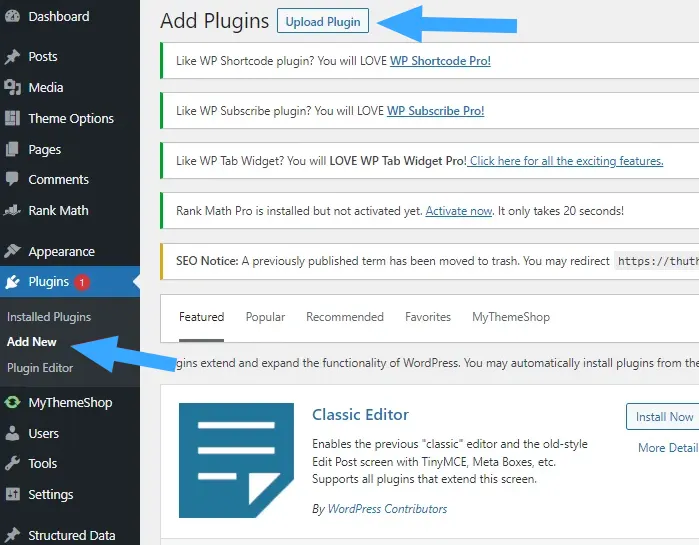 WPML là gì? Cách tạo một Website đa ngôn ngữ với WPML 33 Tải Plugin WPML lên WordPress
