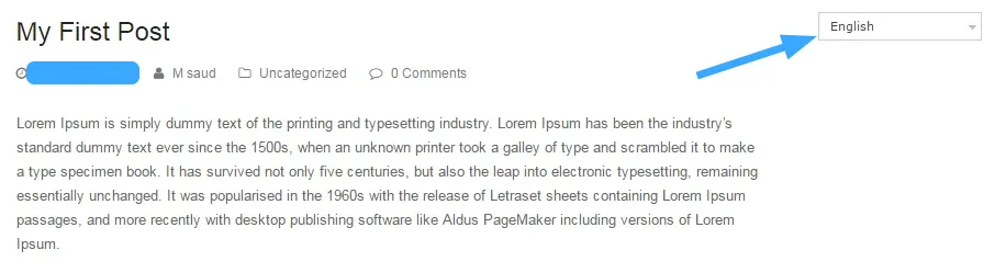 WPML là gì? Cách tạo một Website đa ngôn ngữ với WPML 46 Website tiếng Anh sau khi đổi ngôn ngữ bằng WPML