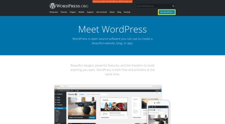 Tải và sử dụng WordPress