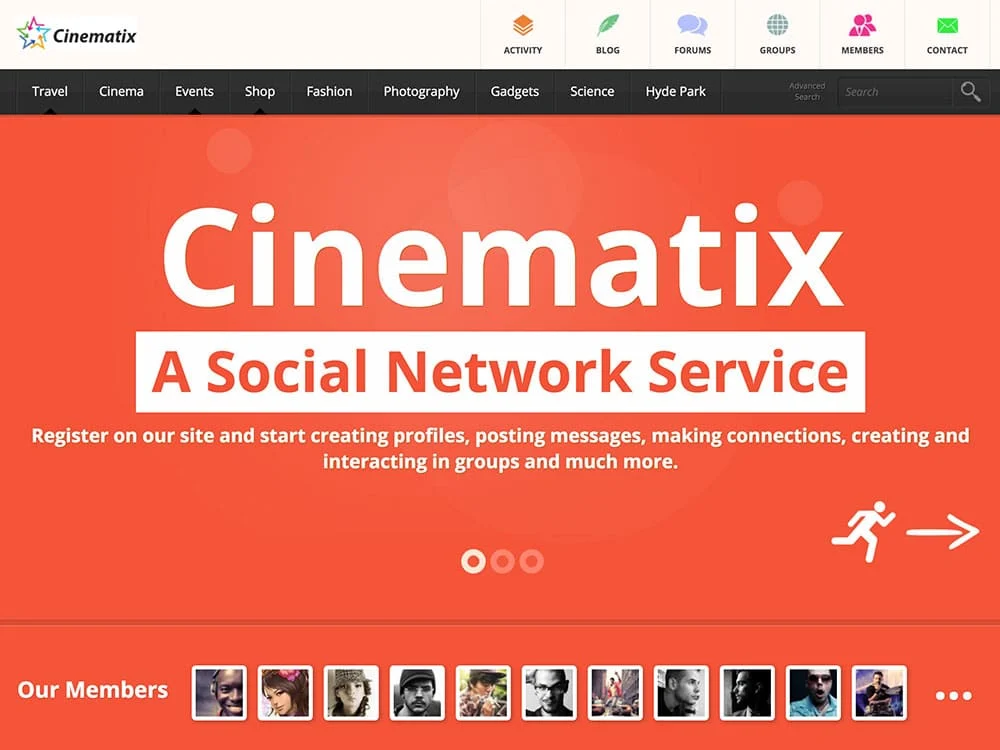 Cinematix - Theme WordPress forum