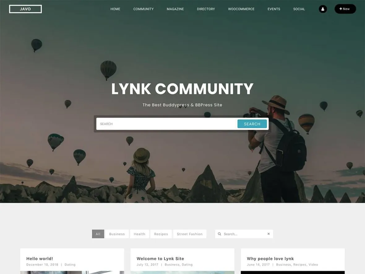 Theme forum WordPress Lynk