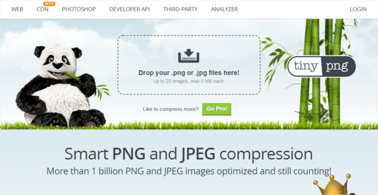 TinyPng - Công cụ hỗ trợ tối ưu hình ảnh website