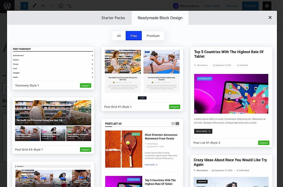 Tổng hợp 24 plugin hiển thị bài viết WordPress phổ biến hiện nay 42 Plugin PostX - Gutenberg Blocks for Post Grid