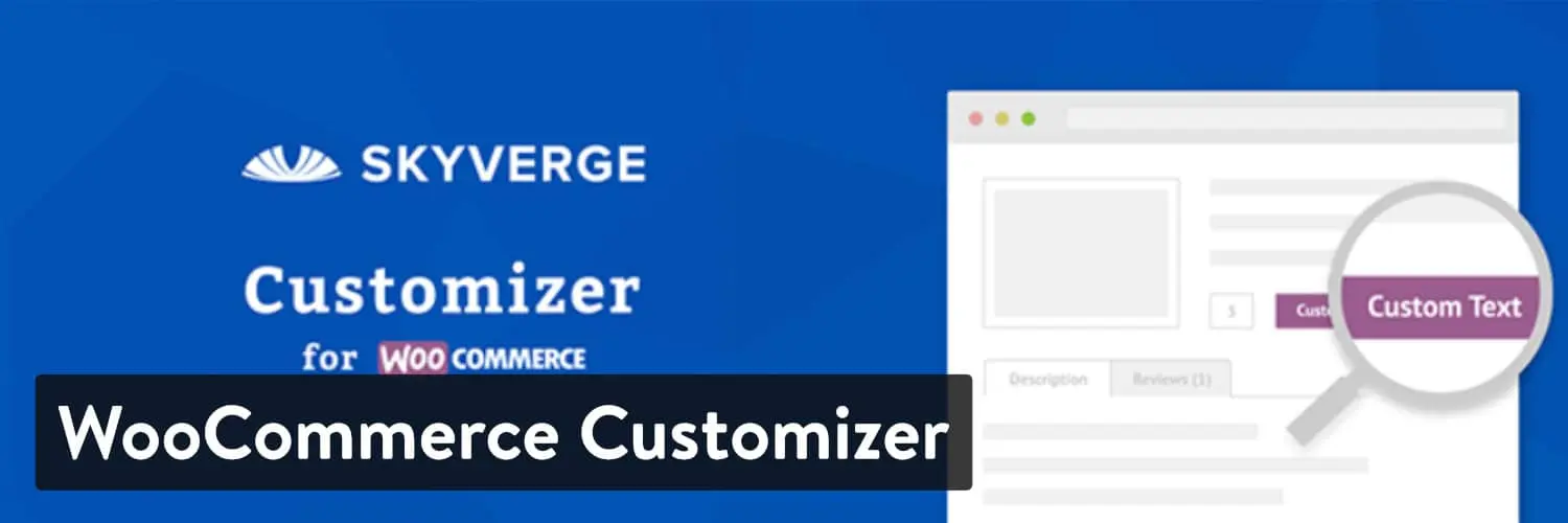 Plugin sản phẩm WordPress WooCommerce Customizer