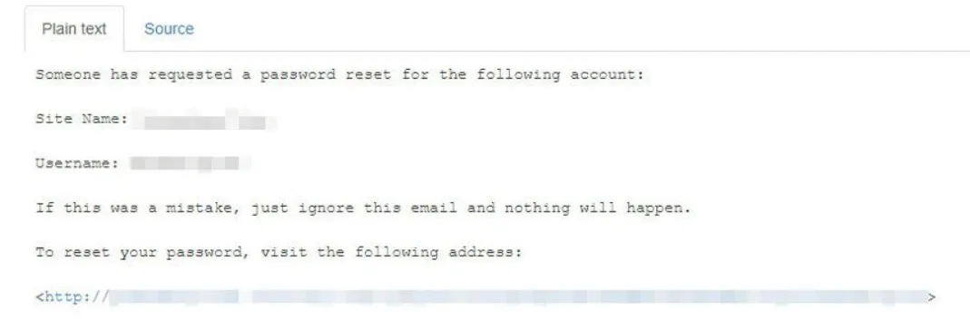 Email thông báo đổi mật khẩu