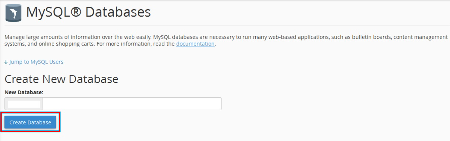 Create Database