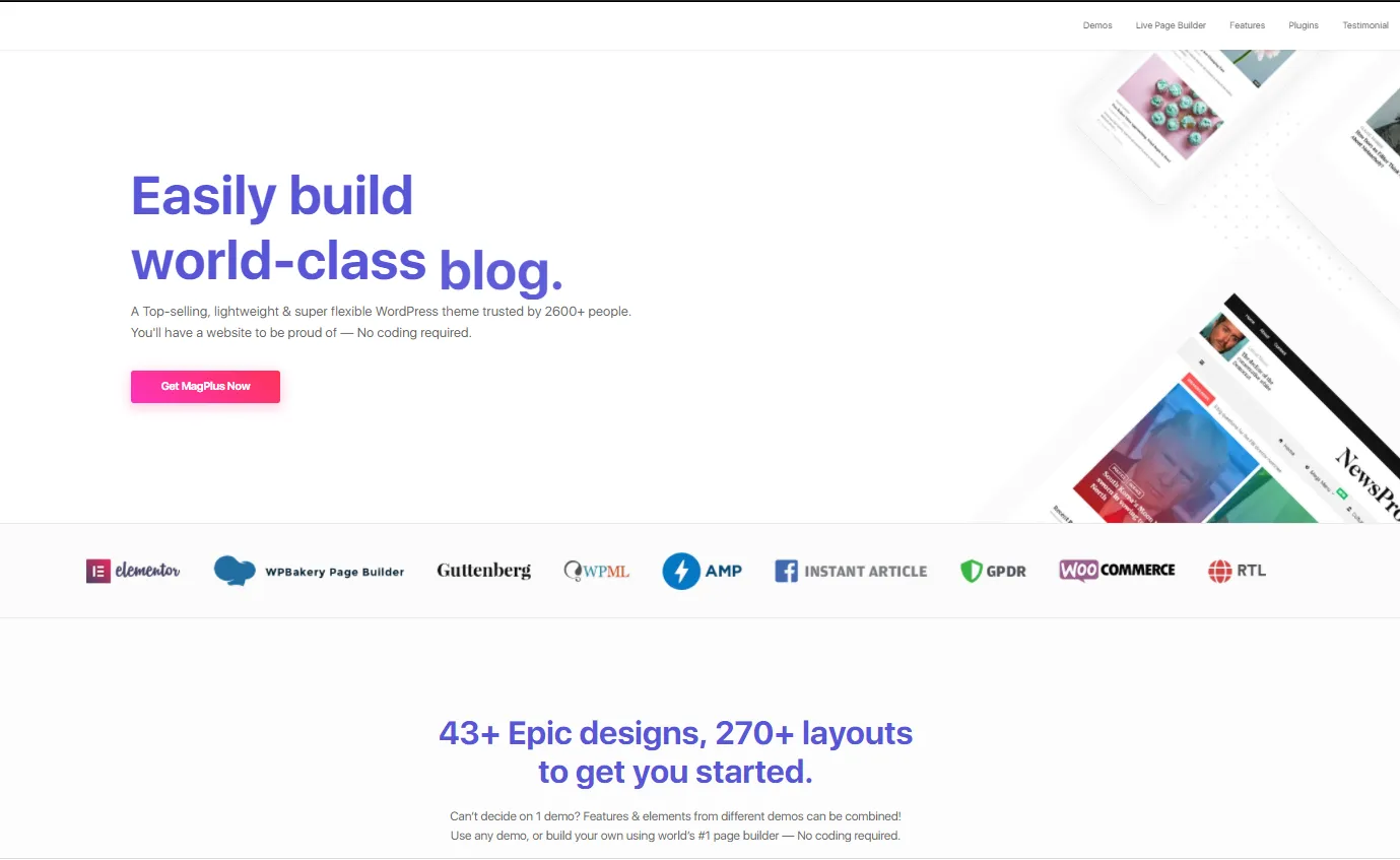 MagPlus - Theme phim WordPress