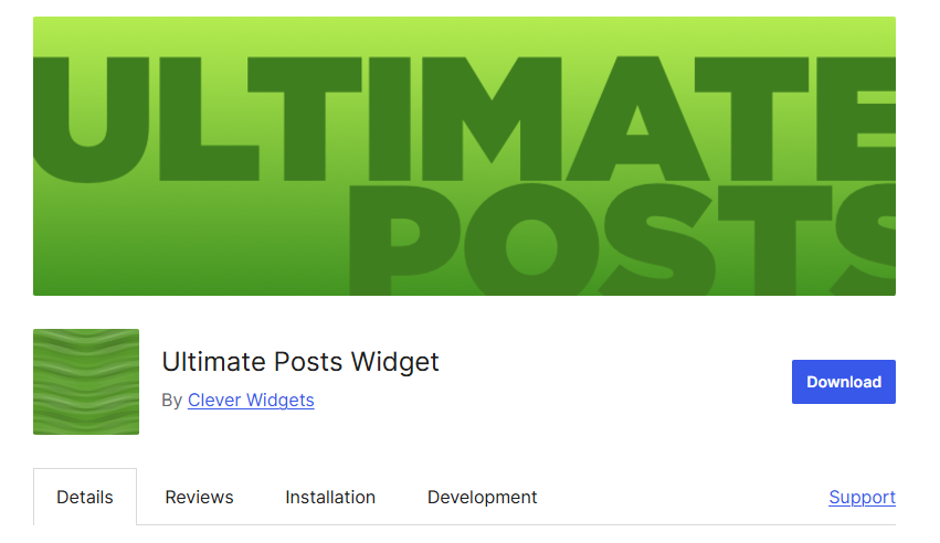 Tổng hợp 24 plugin hiển thị bài viết WordPress phổ biến hiện nay 56 Plugin Ultimate Posts Widget