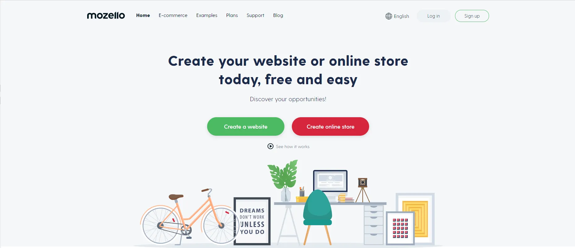 Mozello - Trình lập trang web miễn phí
