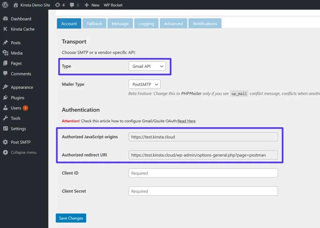 SMTP gmail là gì? Hướng dẫn cách thiết lập SMTP gmail 21 Cài đặt và cấu hình plugin