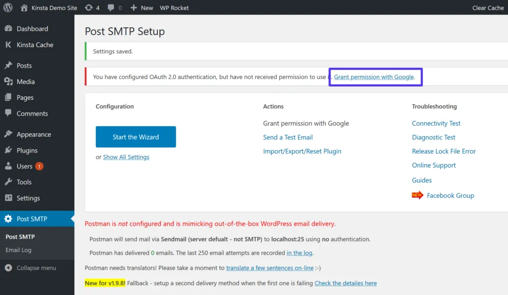 SMTP gmail là gì? Hướng dẫn cách thiết lập SMTP gmail 34 Plugin sẽ yêu cầu cấp quyền với Google