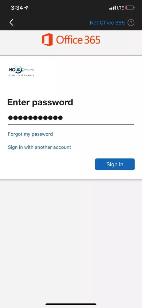Nhập password