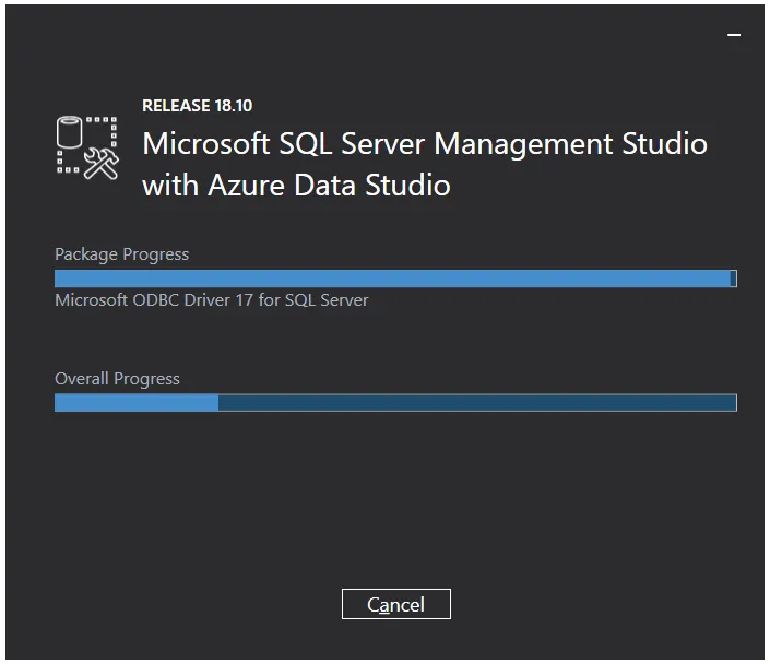Quá trình cài đặt SQL Server Management Studio