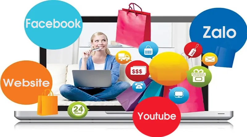 Mở rộng kênh bán hàng trên các trang mạng xã hội, website