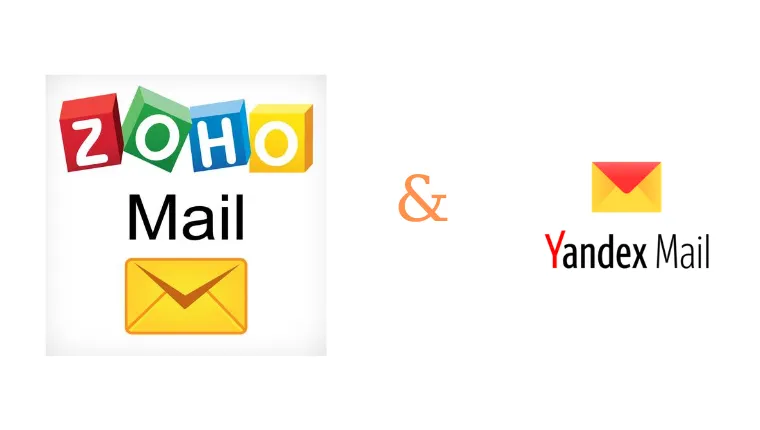 So sánh Zoho Mail và Yandex Mail