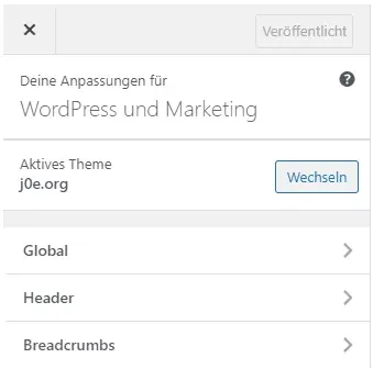 WordPress Child Theme là gì và khi nào cần đến nó? 12 WordPress Customizer