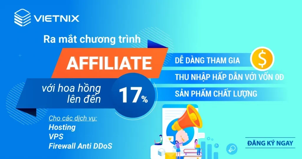 Tiếp thị liên kết tại Vietnix