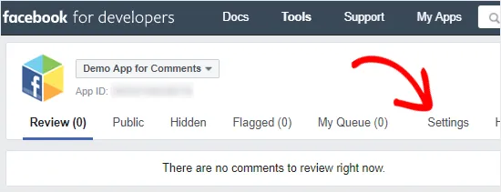 Facebook comment moderation tool