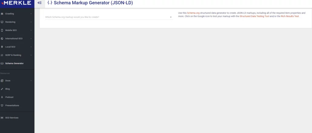 Công cụ tạo schema JSON-LD - Schema Markup Generator
