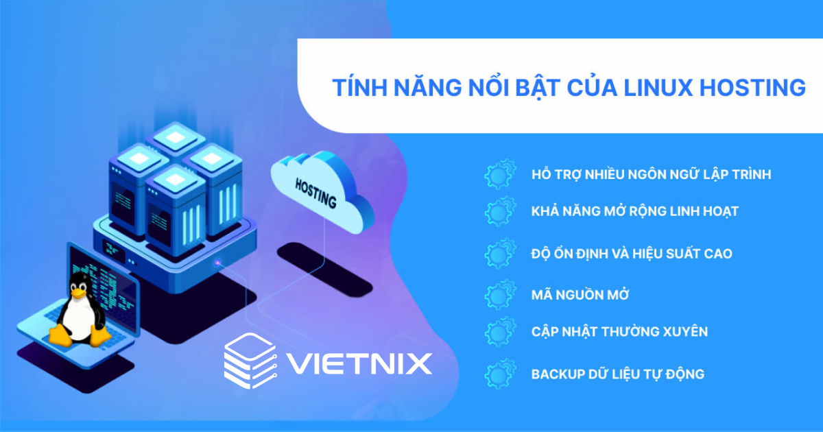 Nên chọn hosting Linux hay hosting Windows? 17 Tính năng nổi bật của hosting Linux