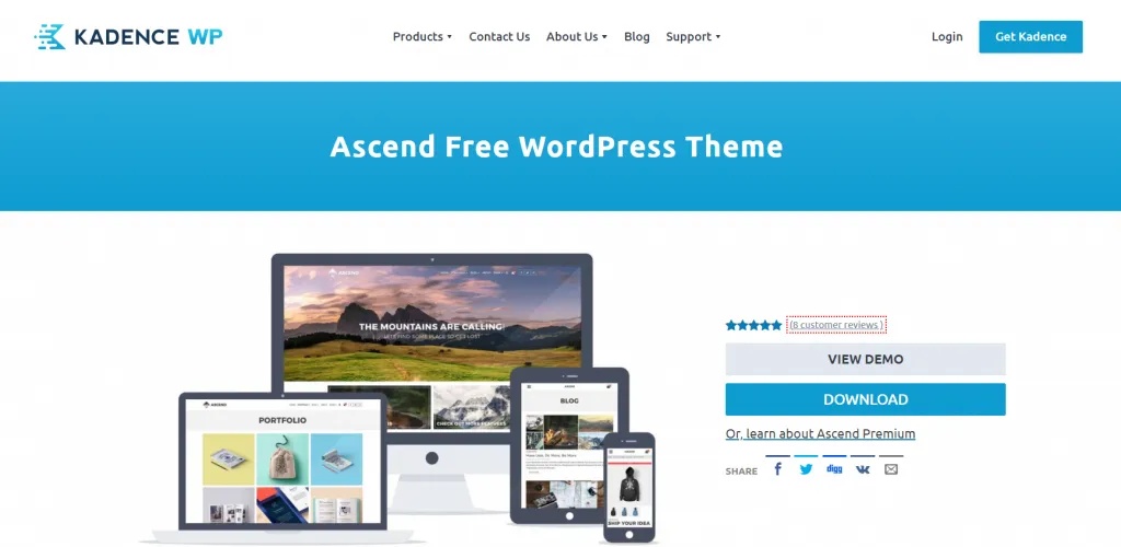 Theme WordPress Ascend
