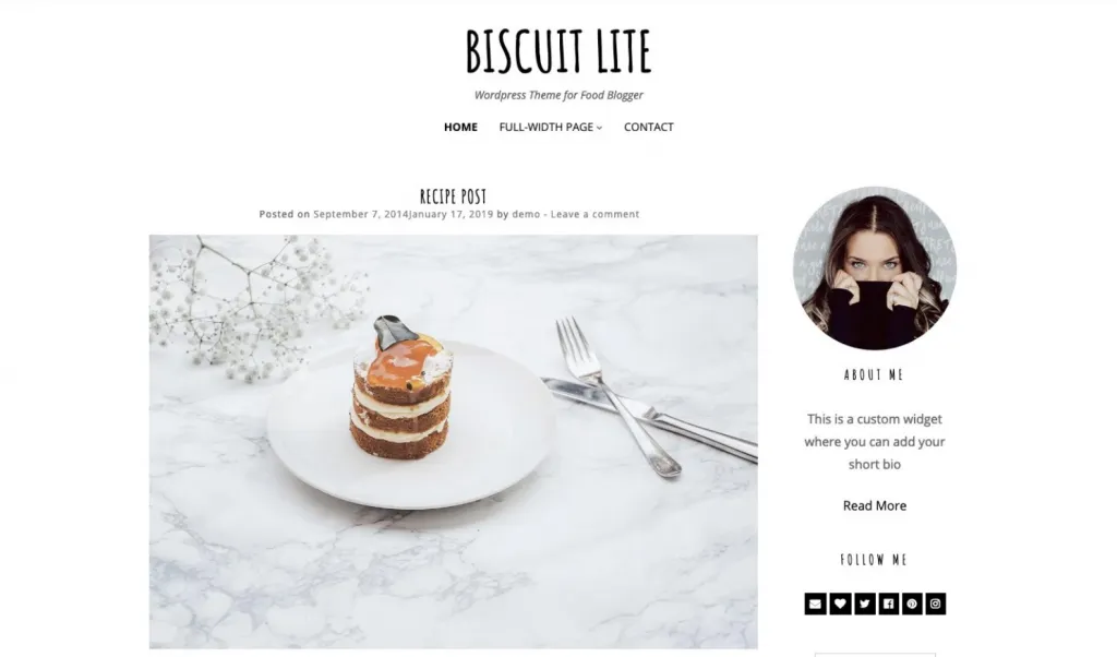 Theme WordPress Biscuit Lite