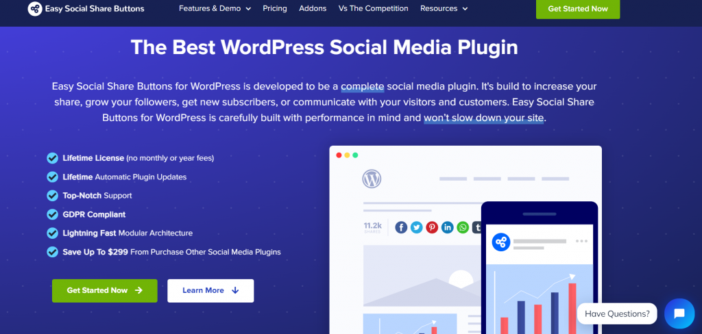 Easy Social Share Button for WordPress