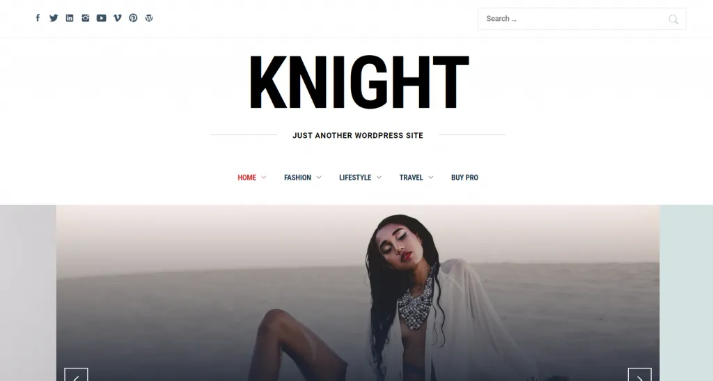 Theme WordPress Knight
