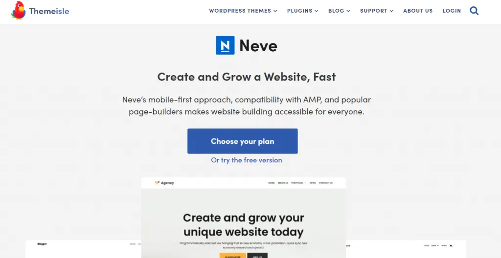 Theme WordPress Neve 