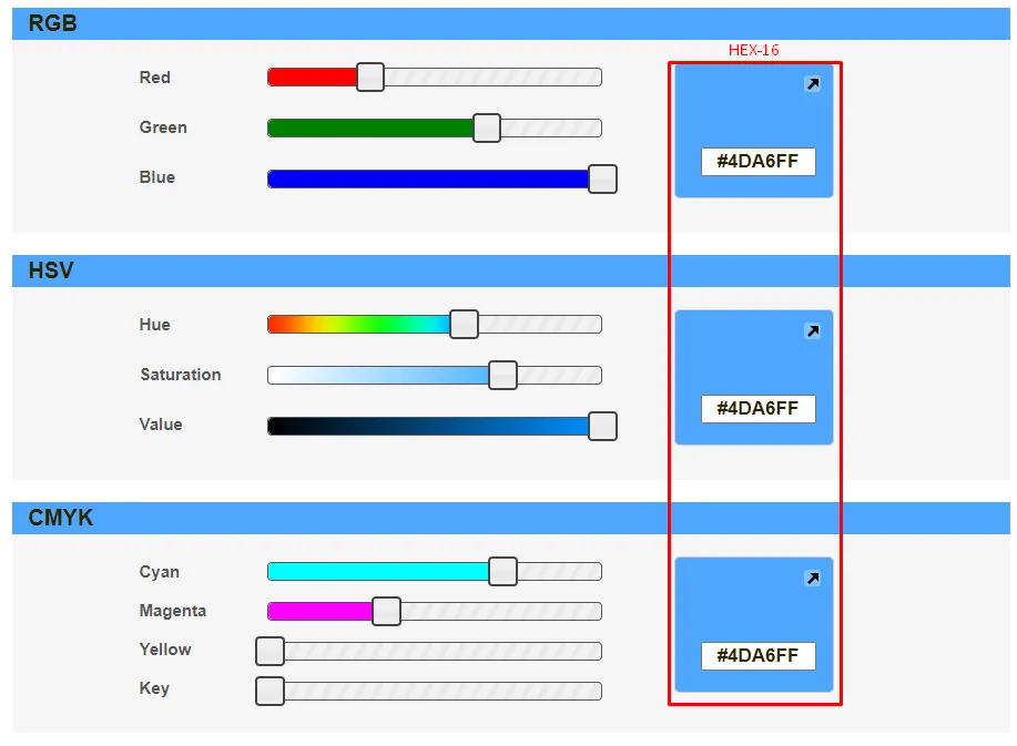 Bảng mã màu, code màu HTML, CSS, RGB, CMYK chuẩn nhất 2023
