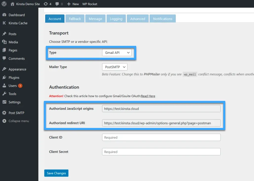 SMTP Gmail là gì? Hướng dẫn cách thiết lập SMTP Gmail 34 Cài đặt và cấu hình plugin