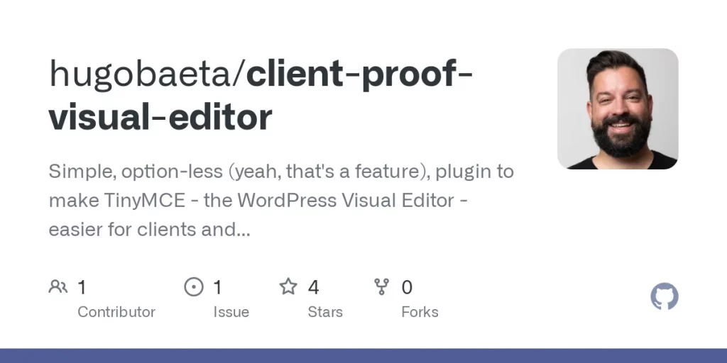 Plugin Client-Proof Visual Editor