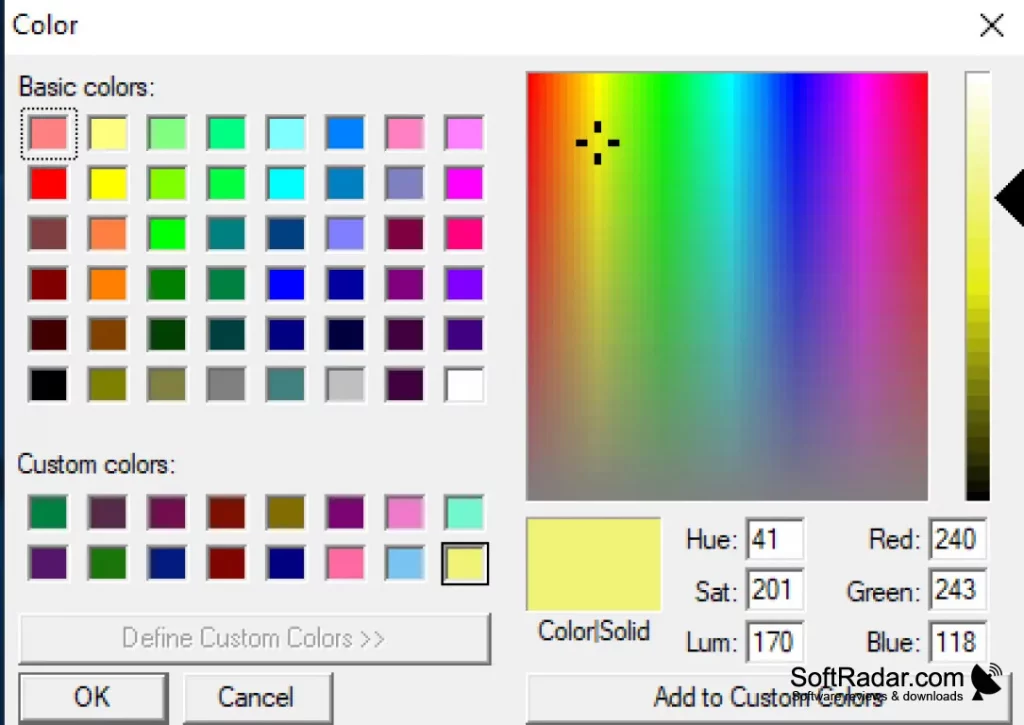 Phần mềm để lấy mã màu Color Cop
