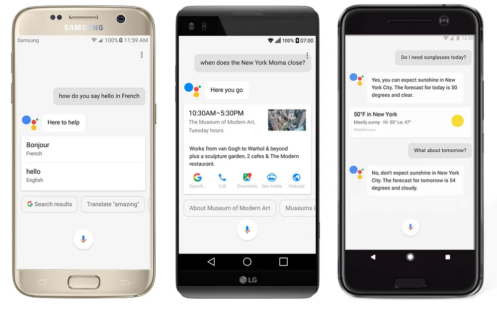 Sử dụng Google Assistant thông qua thiết bị Android