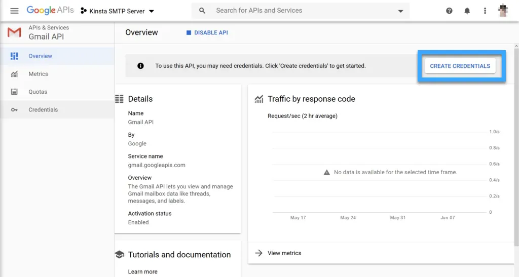 SMTP Gmail là gì? Hướng dẫn cách thiết lập SMTP Gmail 38 Tạo thông tin đăng nhập